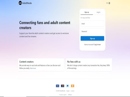 AdultNode review, a site that is one of many popular Adult Fan Creator Platforms