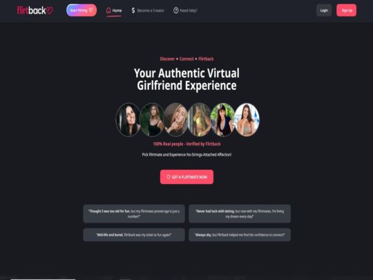 FlirtBack review, a site that is one of many popular Adult Fan Creator Platforms