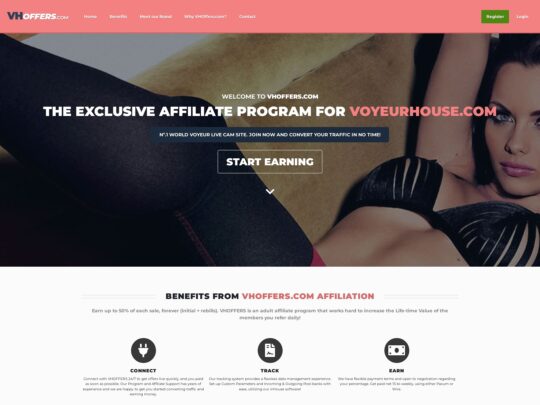 VHOffers review, a site that is one of many popular Trans Voyeur Affiliate Programs